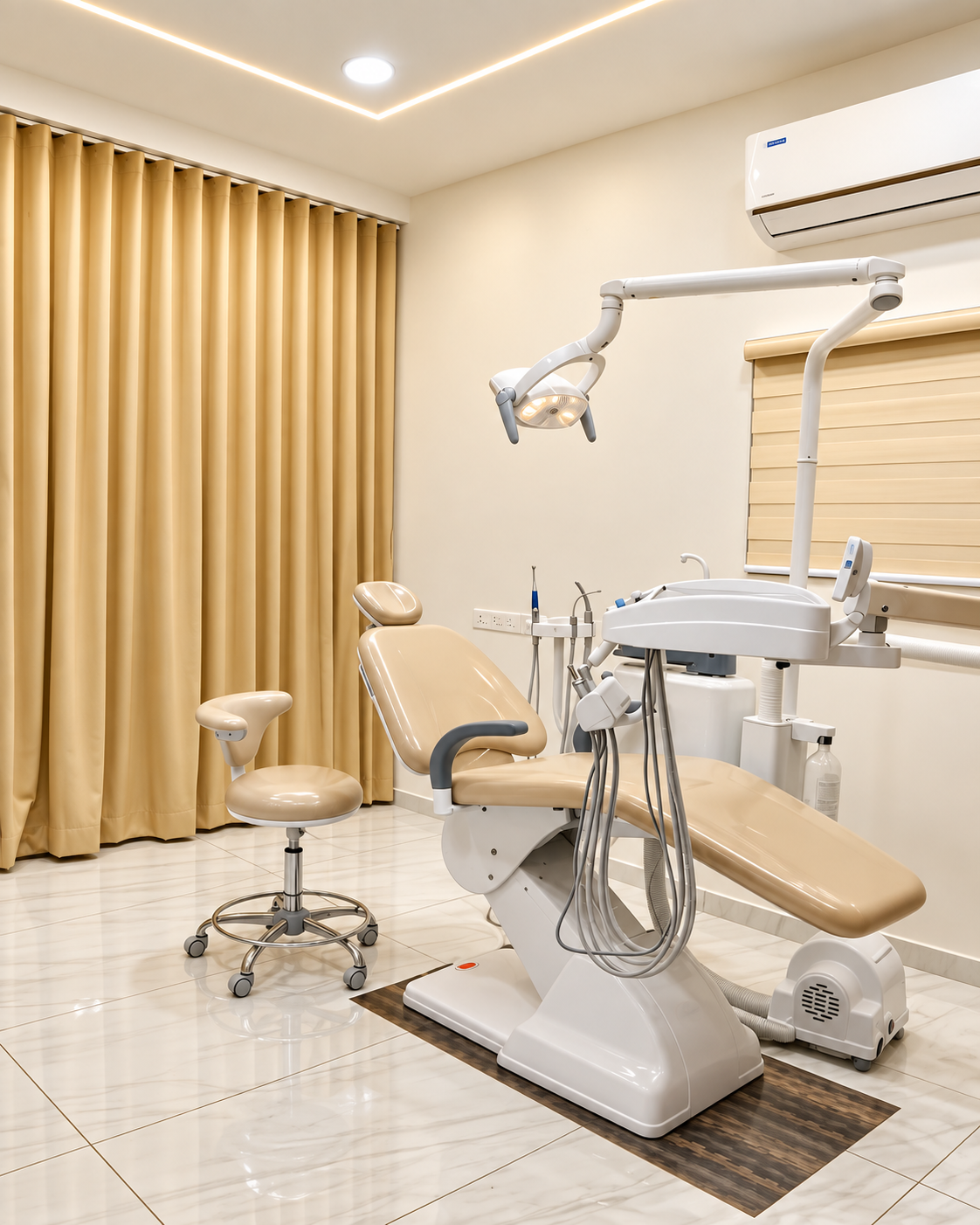 Treatment room at M Square Dental Clinic